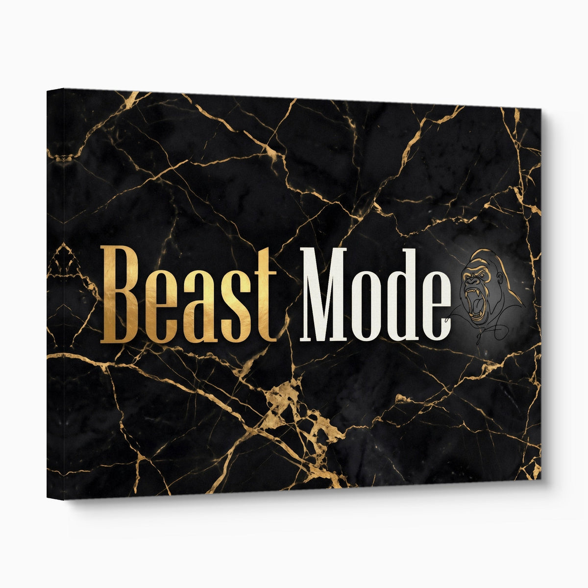 Beast Mode Golden - Luxury Wall Art
