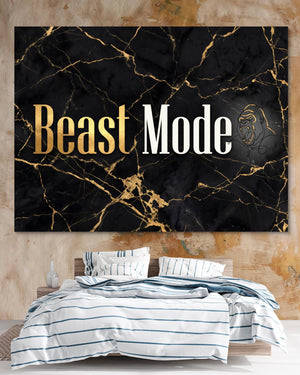 Beast Mode Golden — beast mode golden psd clay beige bedroom 1land flush print