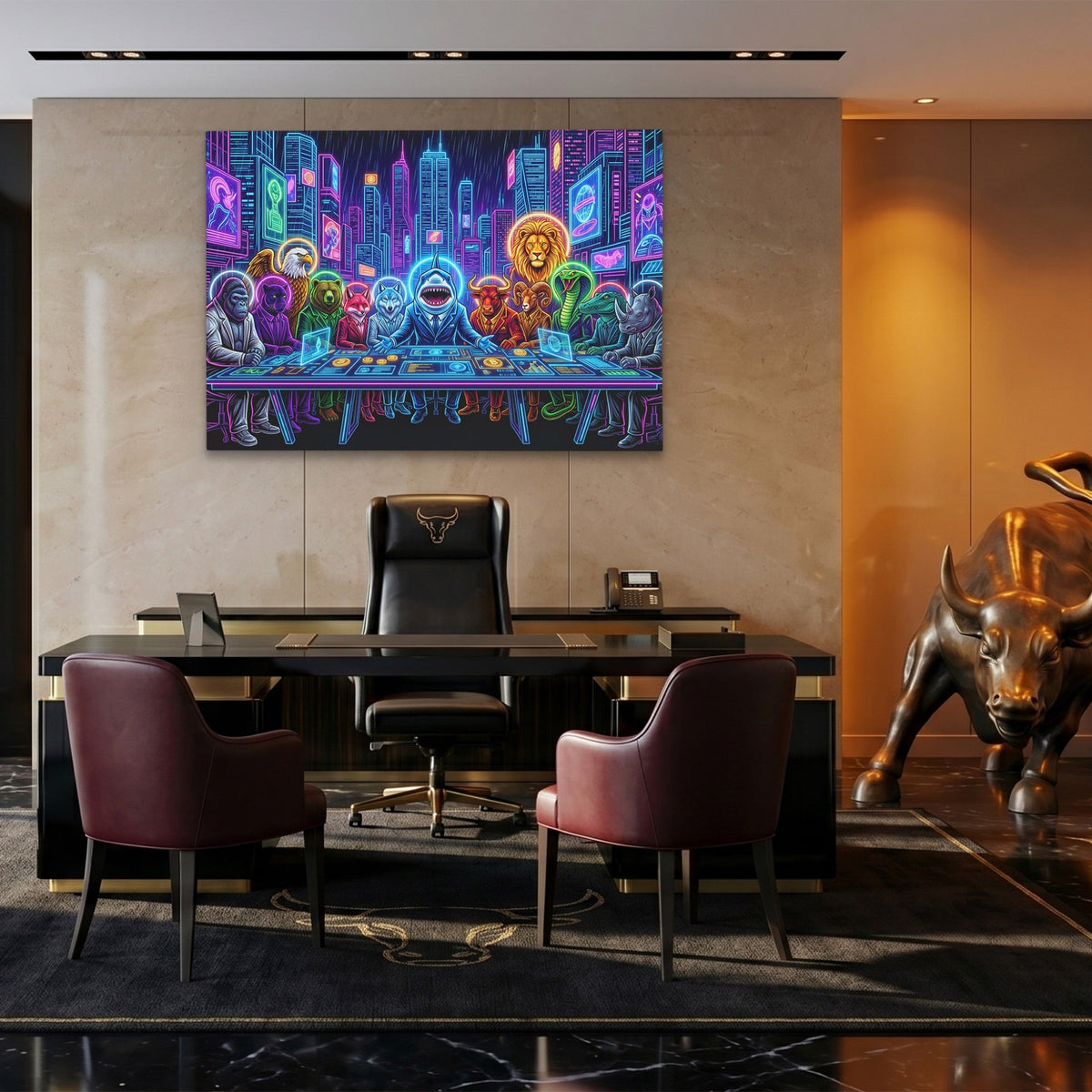 Beasts Cyberpunk Trades - Luxury Wall Art
