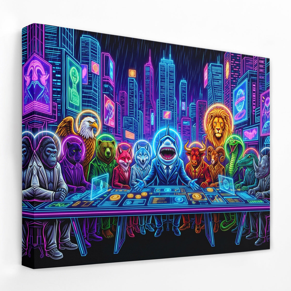 Beasts Cyberpunk Trades - Luxury Wall Art
