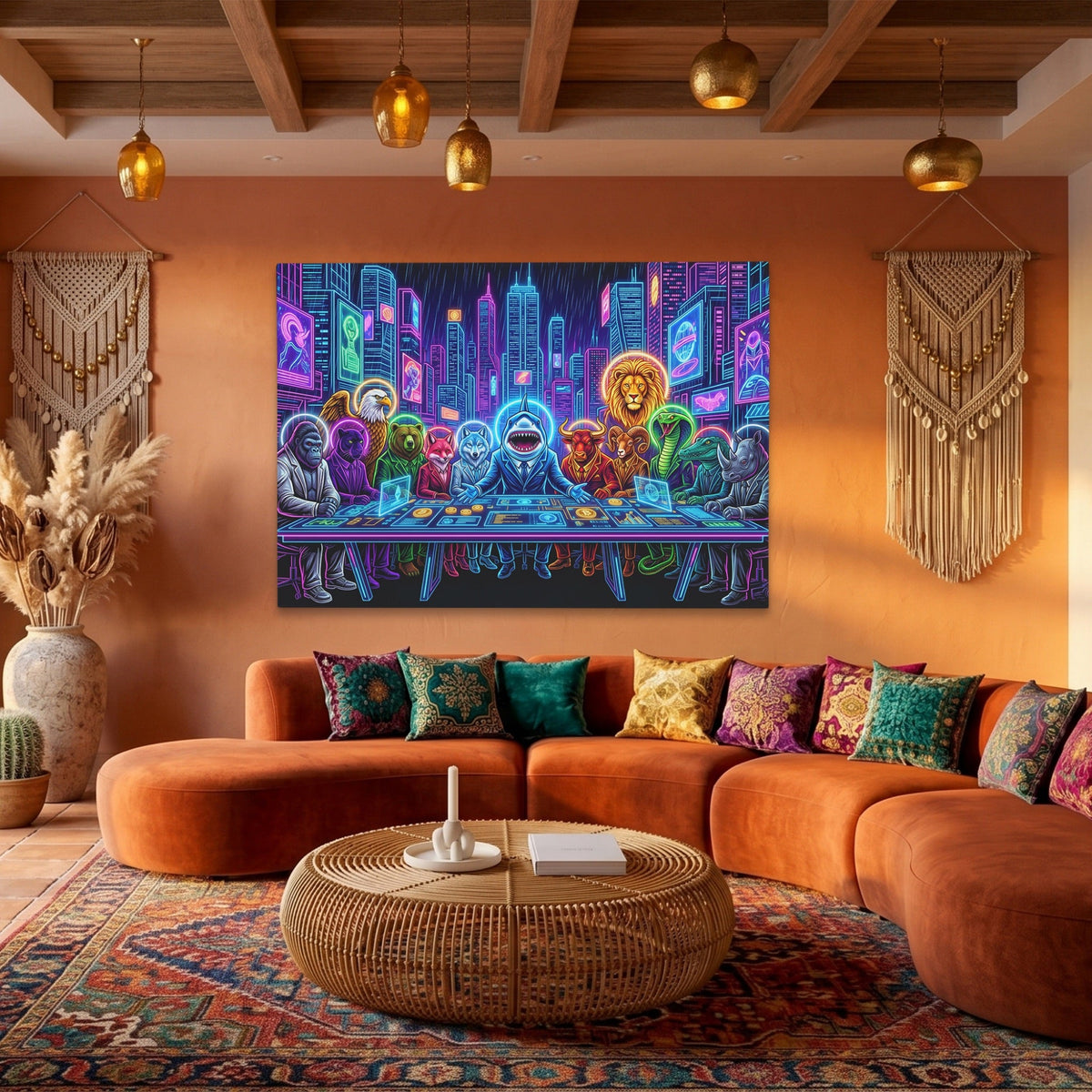 Beasts Cyberpunk Trades - Luxury Wall Art