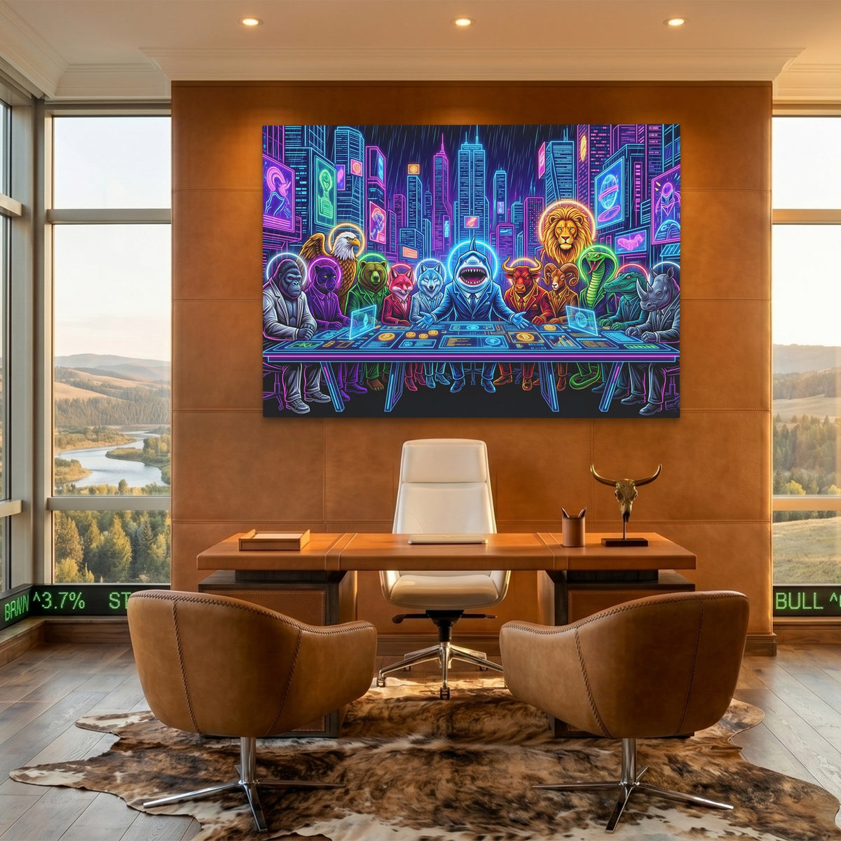 Beasts Cyberpunk Trades - Luxury Wall Art