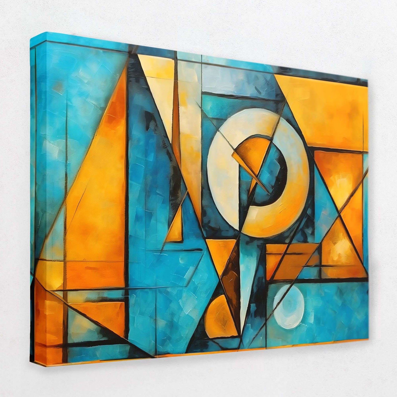 Beautiful Crisis - Turquoise Canvas Wall Art