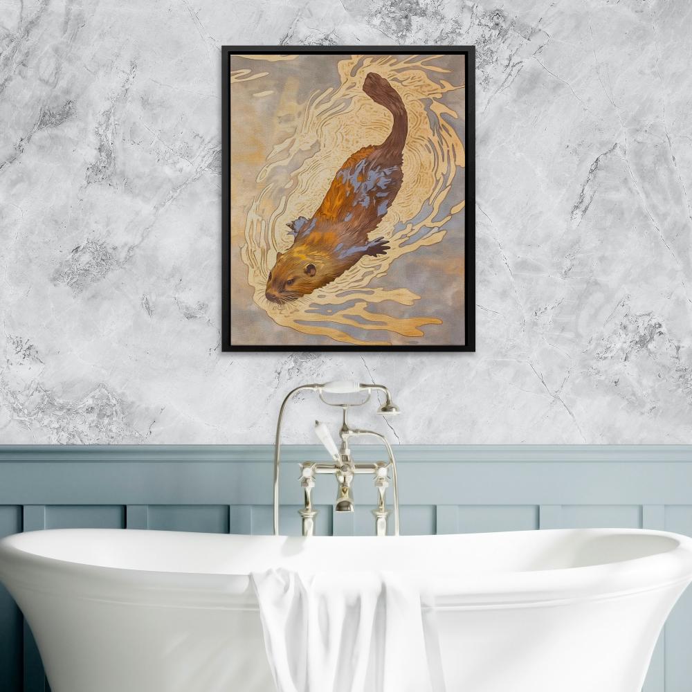 Beaver’s Journey - Luxury Wall Art