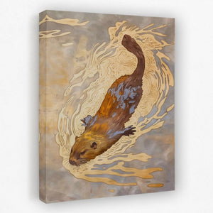 Beaver’s Journey - Luxury Wall Art