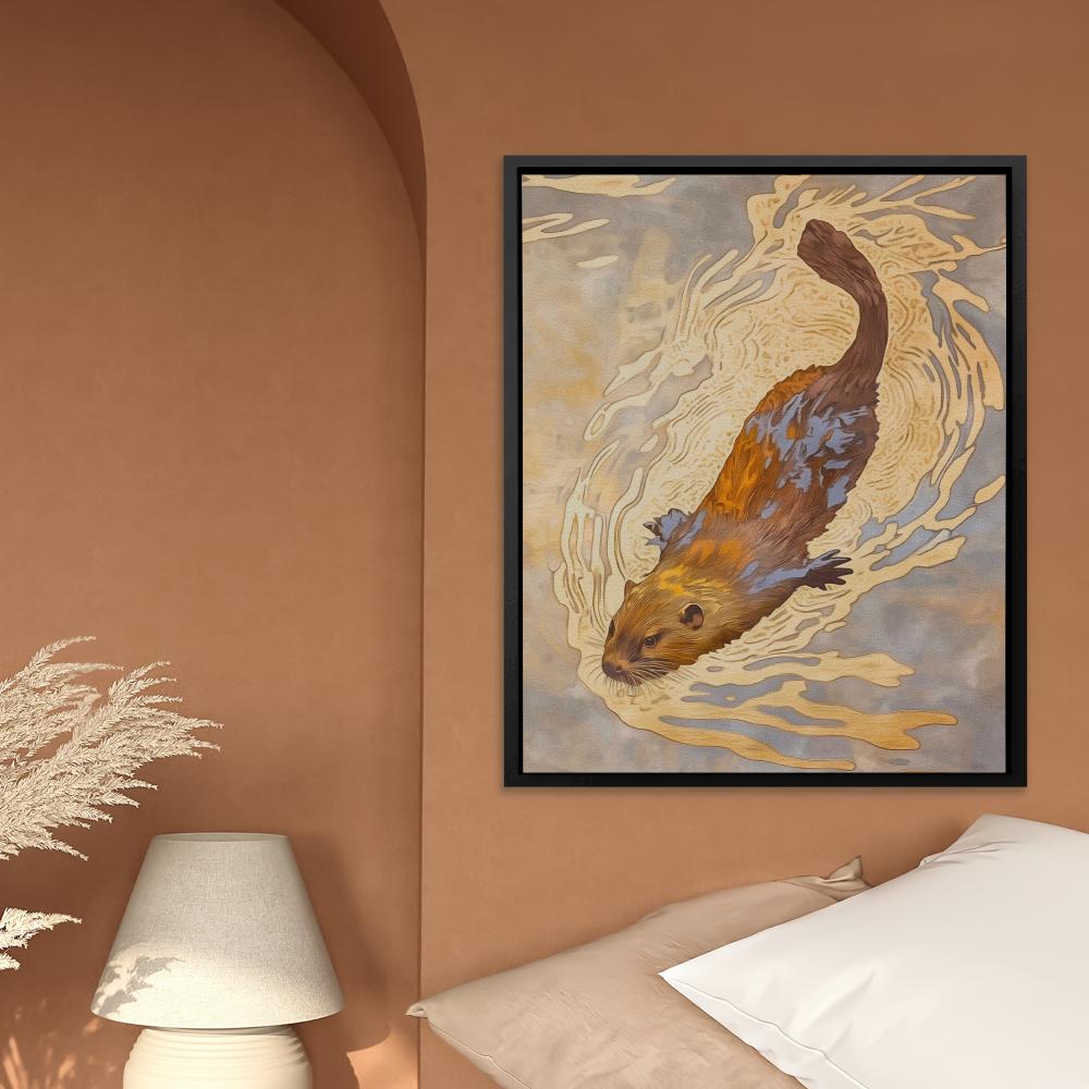 Beaver’s Journey - Luxury Wall Art