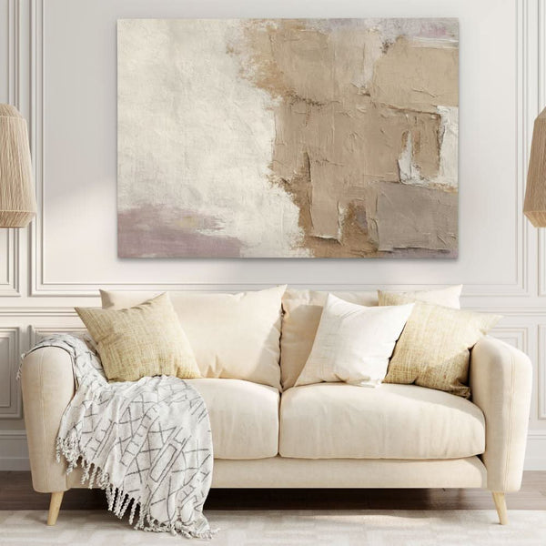Beige Abstract in a room