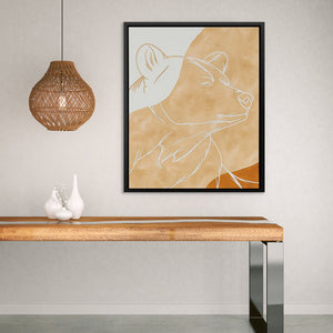 Beige Bear - Luxury Wall Art