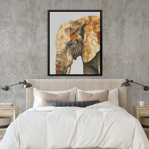 Beige Elephant - Luxury Wall Art