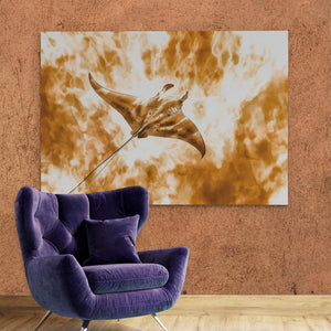 Beige Manta - Ray - Luxury Wall Art