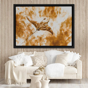 Beige Manta - Ray - Luxury Wall Art