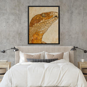 Beige Snake - Luxury Wall Art