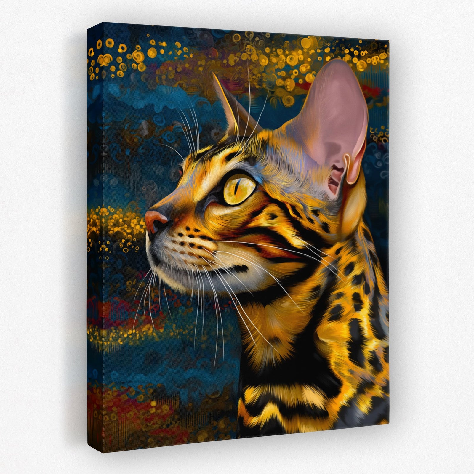 Bengal Amber Portrait - Luxury Wall Art