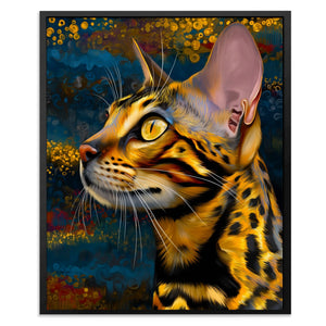 Bengal Amber Portrait - Luxury Wall Art