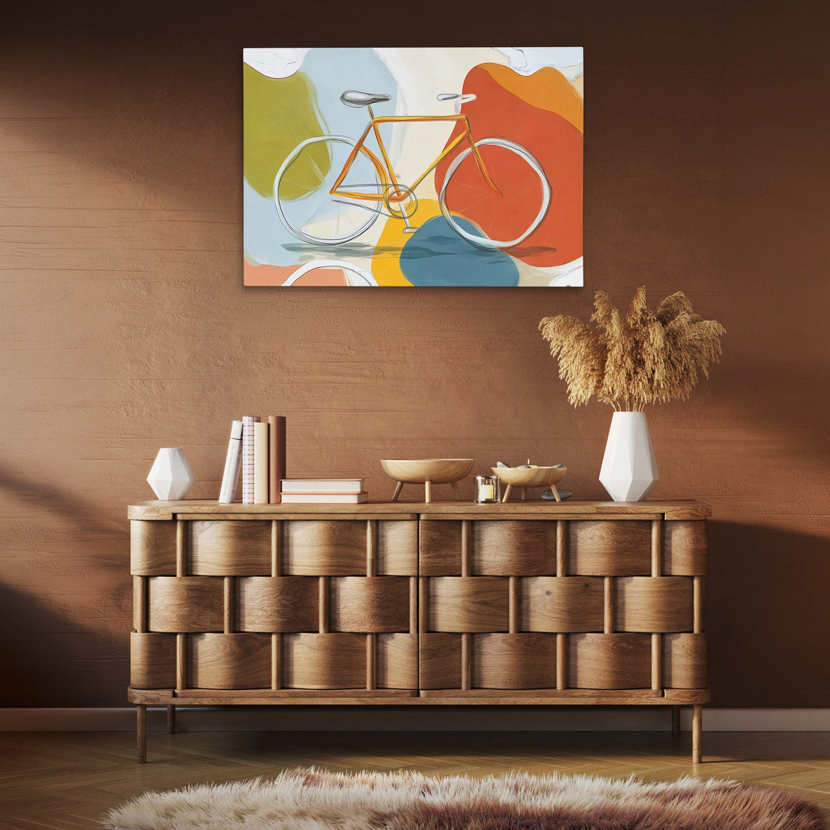 Bicycle in Motion - Luxury Wall Art