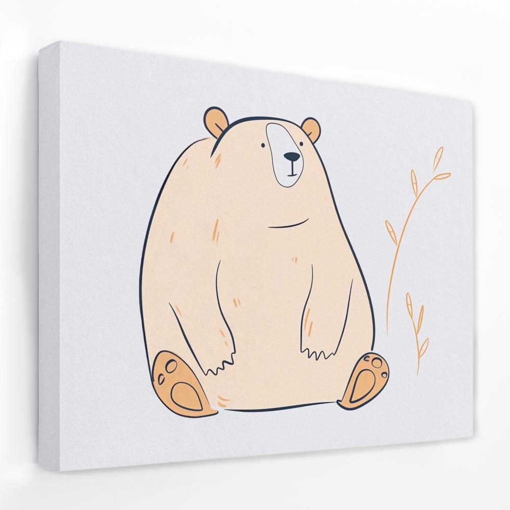 Big Bear Doodle - Luxury Wall Art