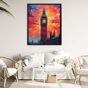 Big Ben Sunset - Luxury Wall Art