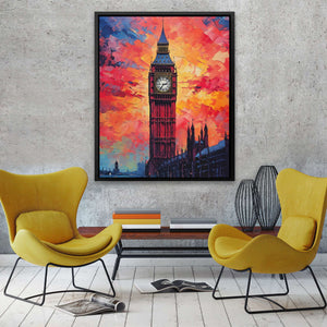 Big Ben Sunset - Luxury Wall Art