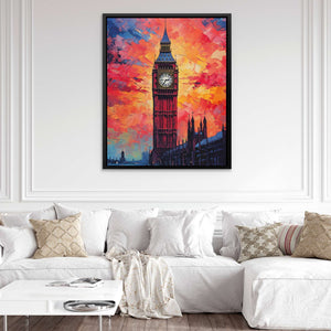 Big Ben Sunset - Luxury Wall Art