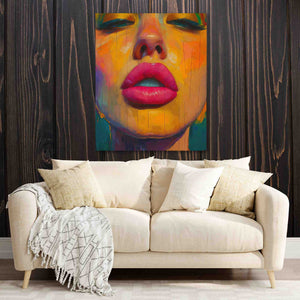 Big Lips - Luxury Wall Art