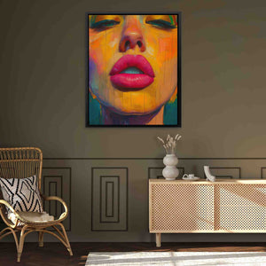 Big Lips - Luxury Wall Art