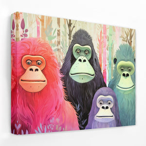 Bigfoot Family - Luxury Wall Art