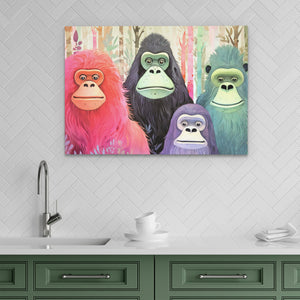 Bigfoot Family - Luxury Wall Art