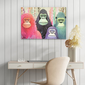 Bigfoot Family - Luxury Wall Art