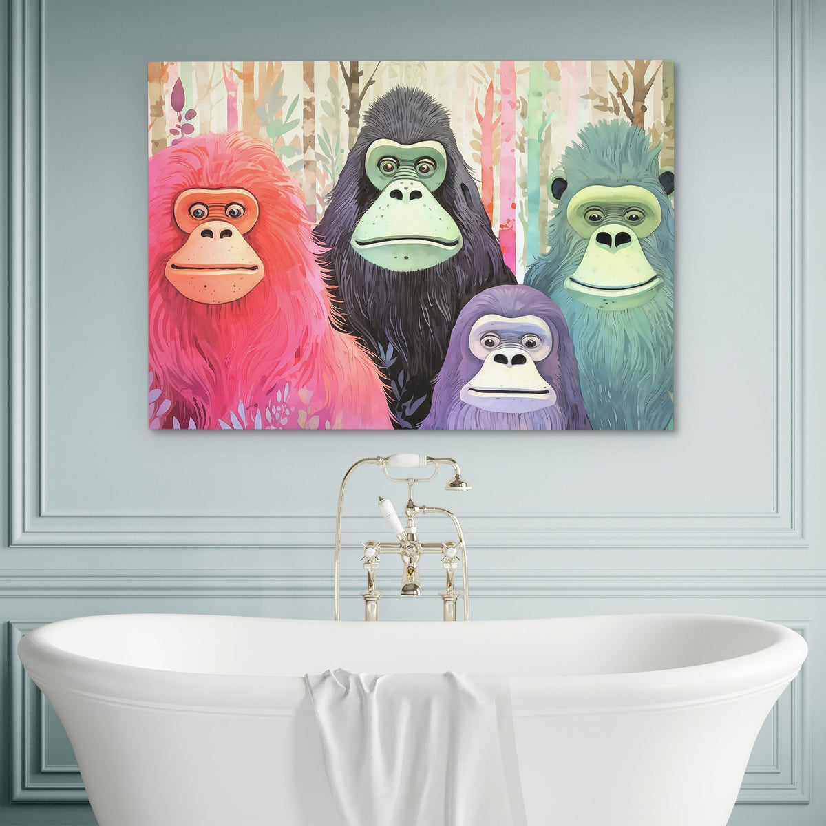 Bigfoot Family - Luxury Wall Art
