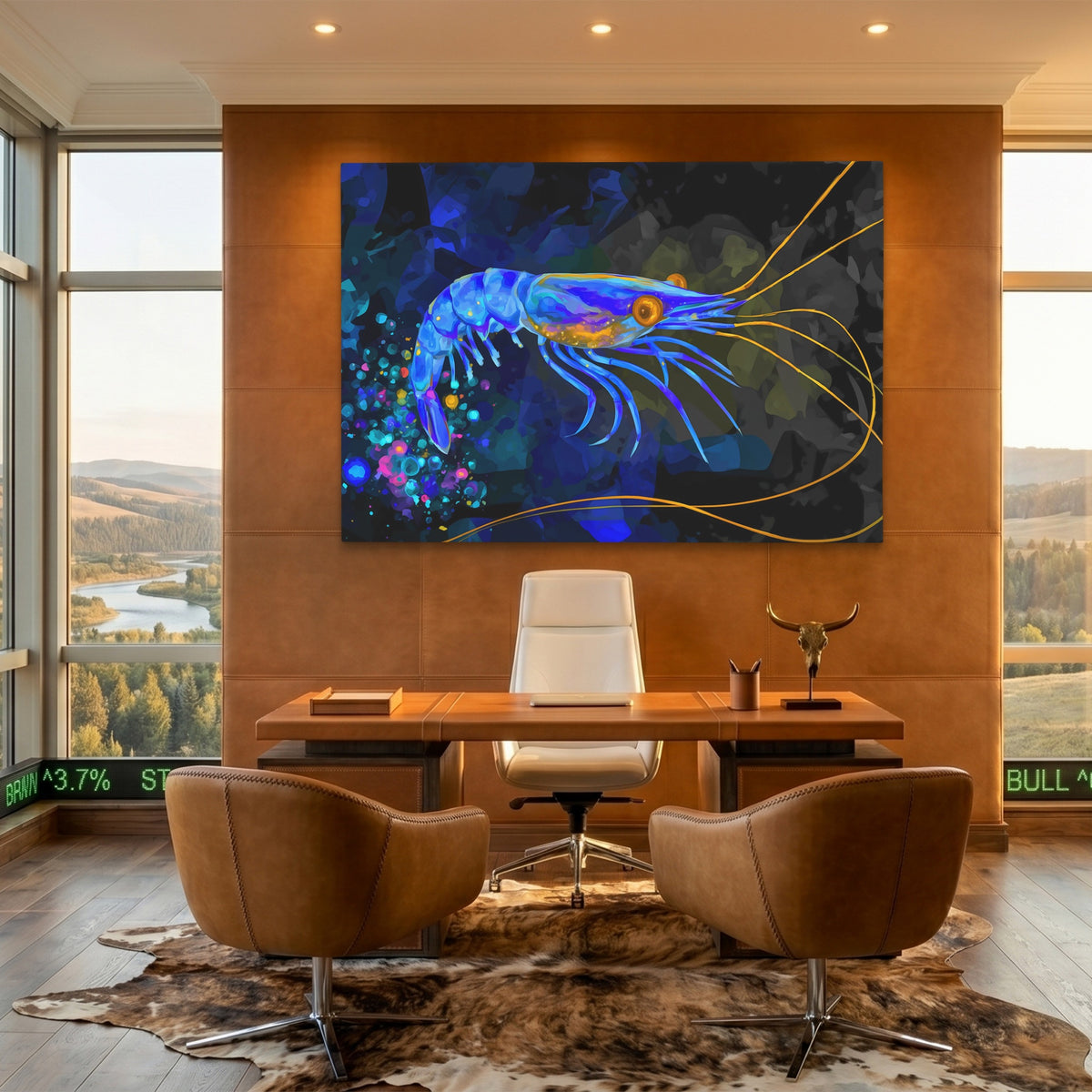 Bioluminescent Shrimp Rising — Bioluminescent Shrimp Rising Bullish Ranch Land 107