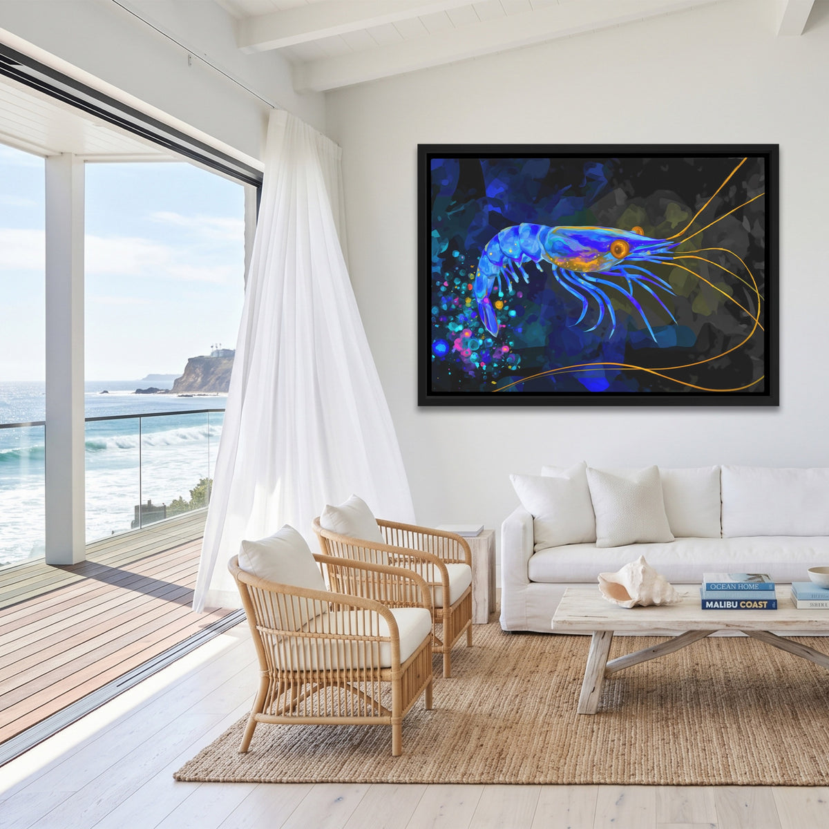 Bioluminescent Shrimp Rising — Bioluminescent Shrimp Rising Malibu Beach Land 179