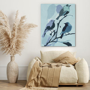 Birdie In Blue - Luxury Wall Art