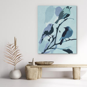 Birdie In Blue - Luxury Wall Art