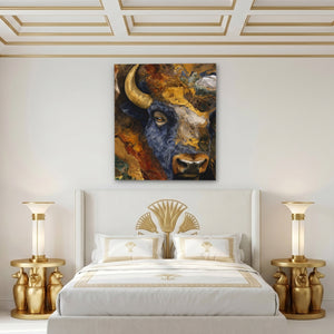 Bison Geological Layers - Luxury Wall Art
