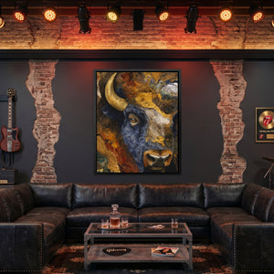 Bison Geological Layers — Bison Geological Layers Man Cave Guitar Port 131