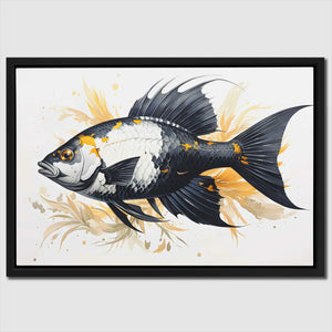 Black and Gold Fantasia - Luxury Wall Art