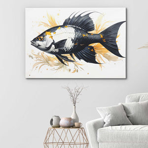 Black and Gold Fantasia - Luxury Wall Art