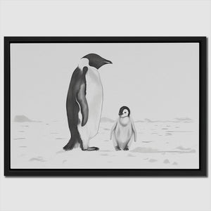 Black and White Penguins - Luxury Wall Art