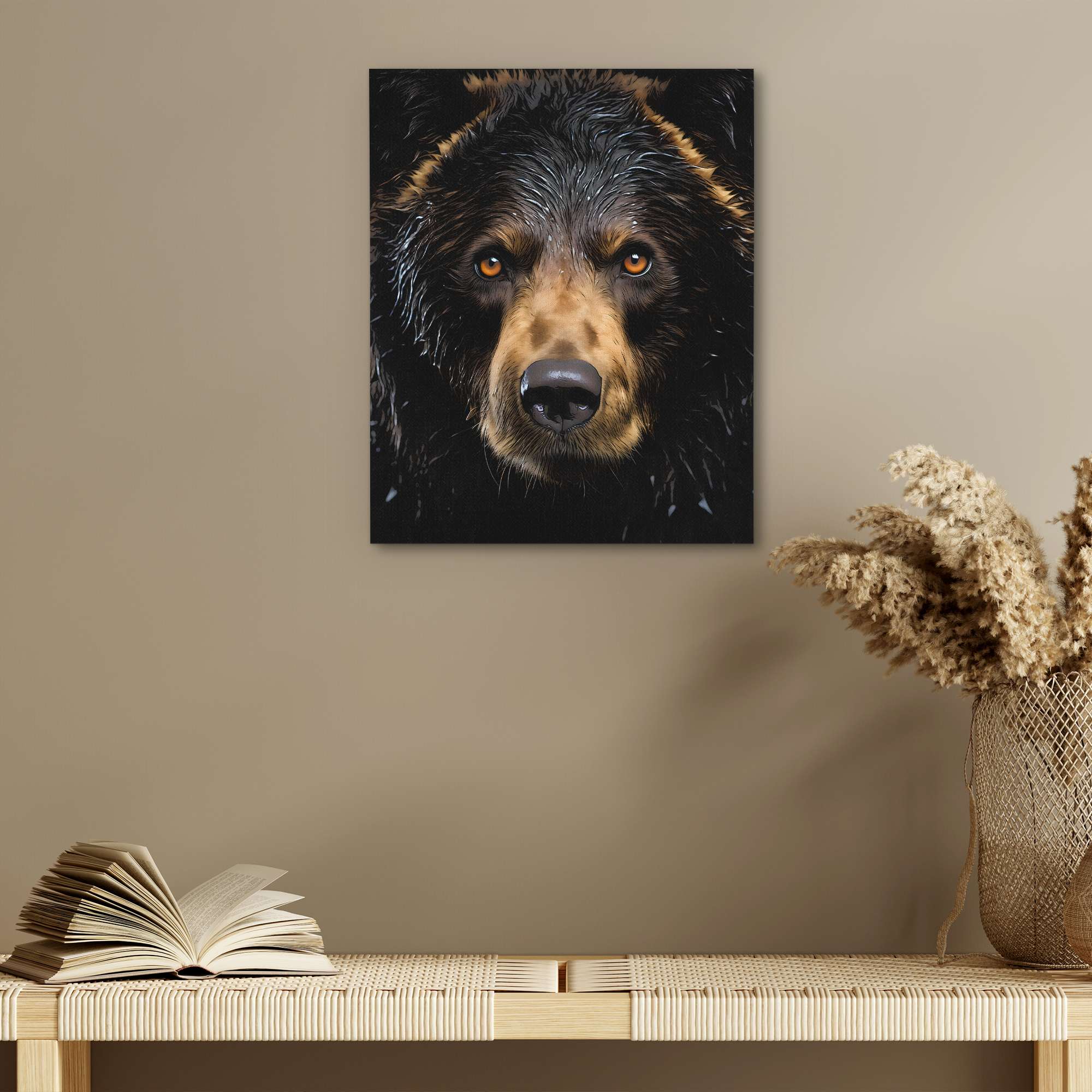 Black Bear - Luxury Wall Art