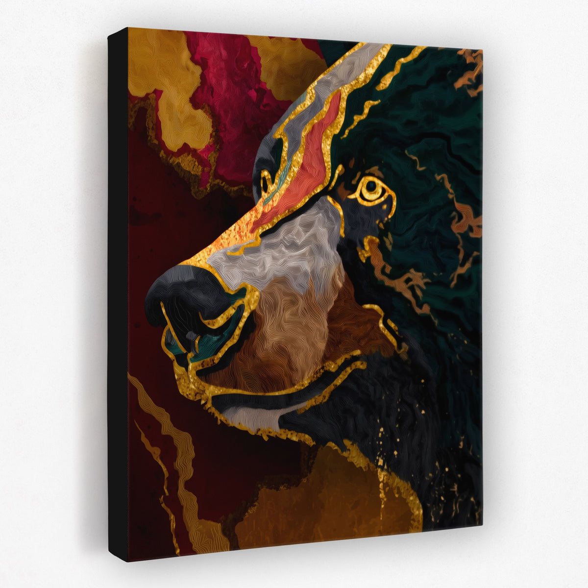 Black Bear Line — Black Bear Line Portrait   Side View   Black Wrap 249