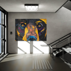 Black Bear Stare - Luxury Wall Art