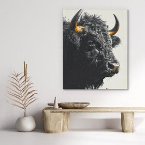 Black Bull - Luxury Wall Art