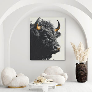 Black Bull - Luxury Wall Art