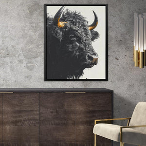 Black Bull - Luxury Wall Art