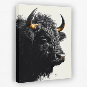 Black Bull - Luxury Wall Art