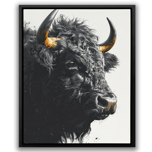 Black Bull - Luxury Wall Art