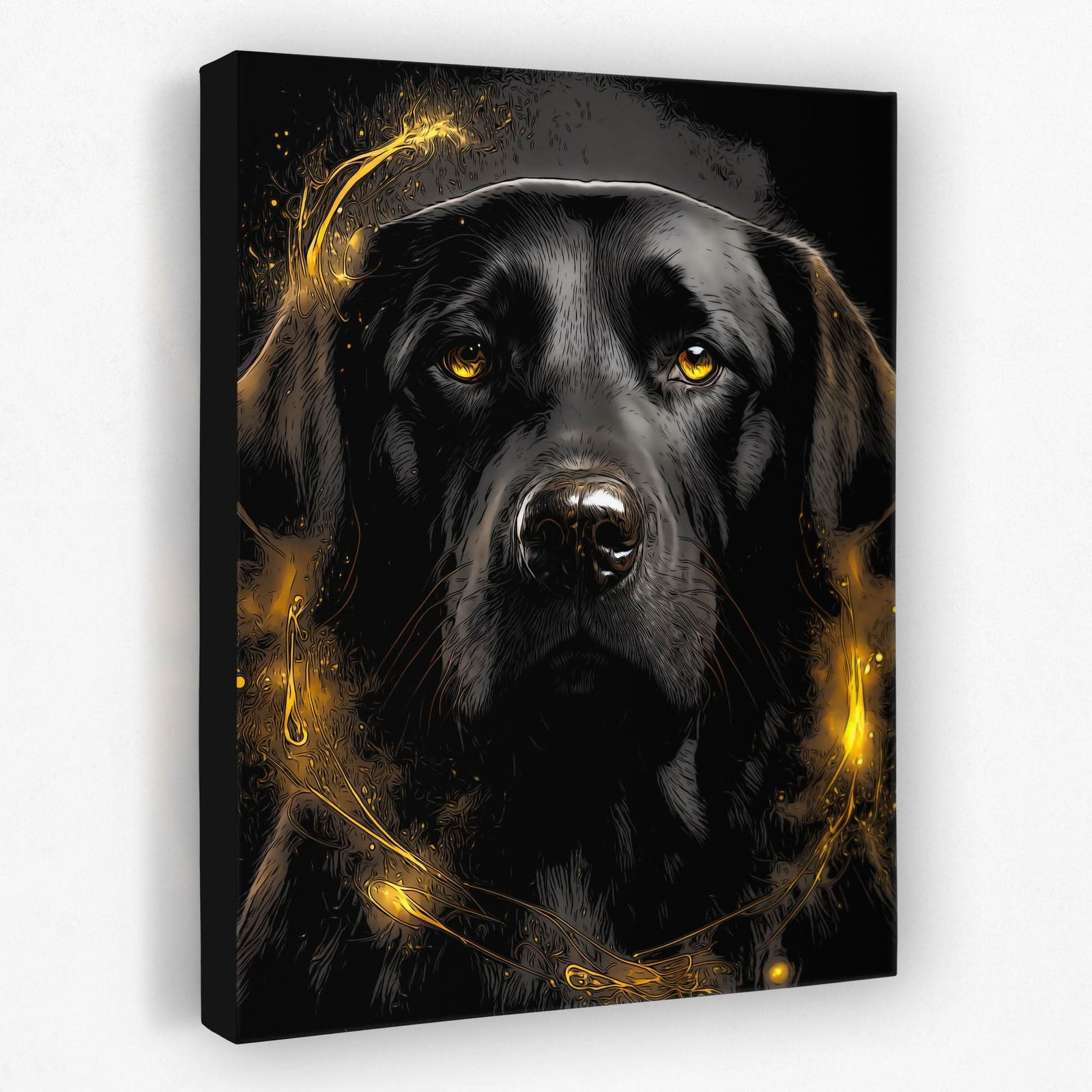Black Lab - Animals Canvas Wall Art