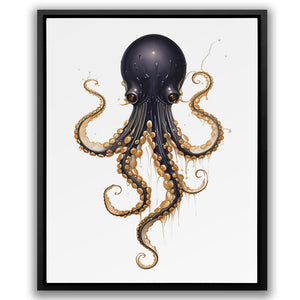 Black Octopus - Luxury Wall Art