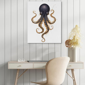 Black Octopus - Luxury Wall Art