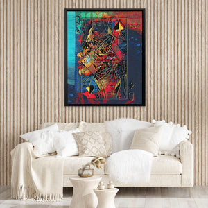 Black Queen of Spades - Luxury Wall Art